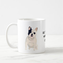 Caneca De Café Love French Bulls - Texto Personalizado para Caric