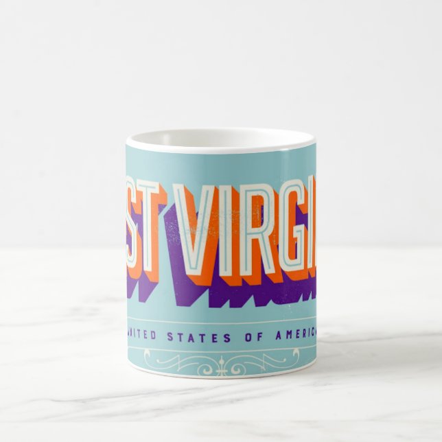 Caneca De Café LOVE from West Virginia  USA (Centro)