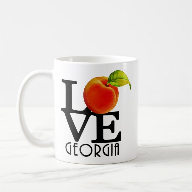 Caneca De Café LOVE Georgia 11oz (Esquerda)