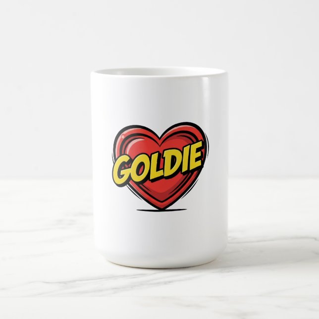 Caneca De Café Love Goldie (Centro)