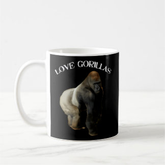 Caneca De Café Love Gorillas Zoo Silver-Back Gorilla