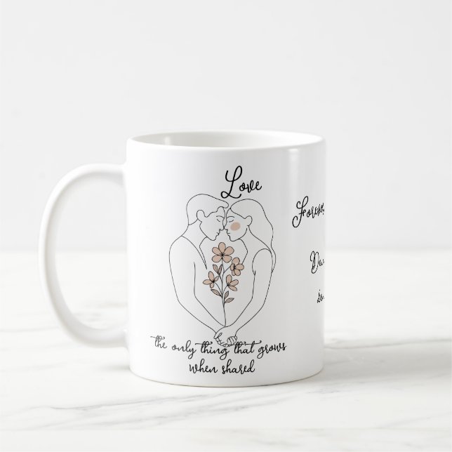 Caneca De Café Love grows (Esquerda)