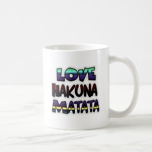 Caneca De Café Love Hakuna Matata Gifts