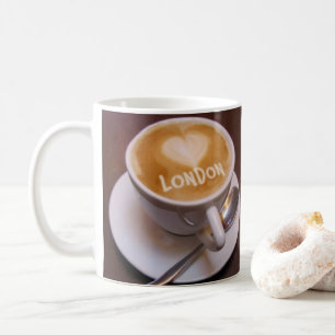 Caneca De Café Love Heart London Cappuccino Coffee Mug
