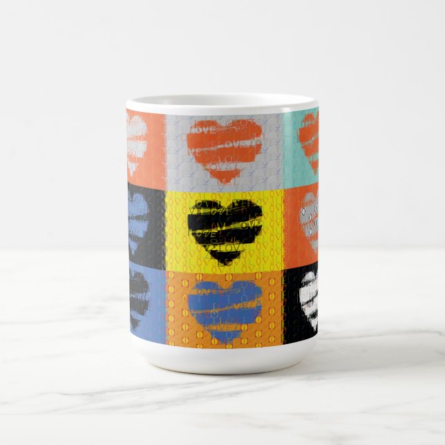 Caneca De Café Love Heart Mugs (Centro)