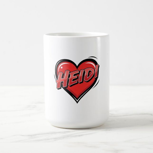 Caneca De Café Love Heidi (Centro)