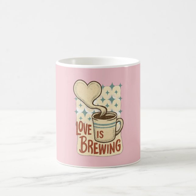 Caneca De Café Love Is Brewing (Centro)