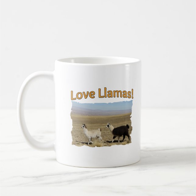 Caneca De Café Love Lhams - Melhores Amigos (Esquerda)