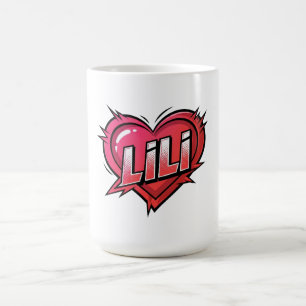 Caneca De Café Love Lili