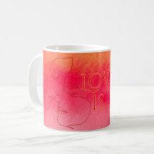 Love Line Mug - Arte Casal não quebrada