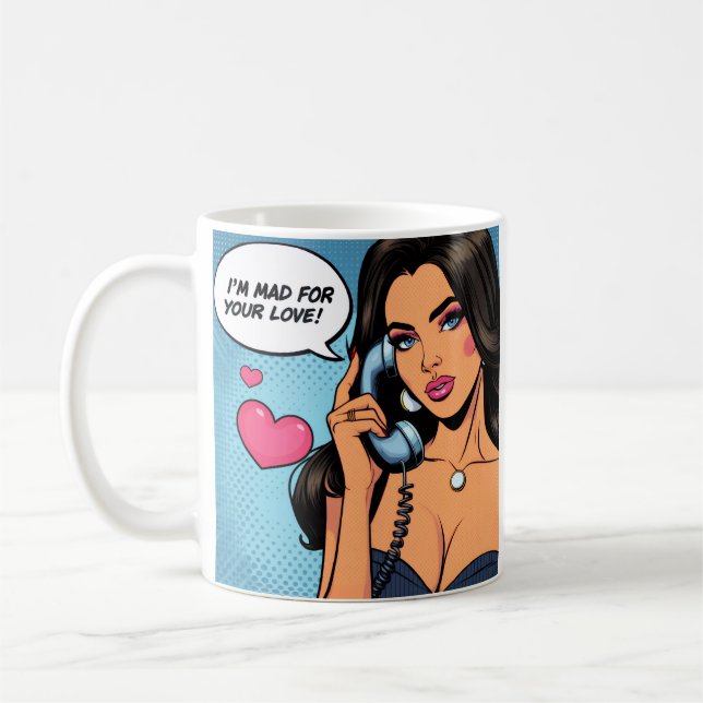 Caneca De Café Love message Mug (Esquerda)