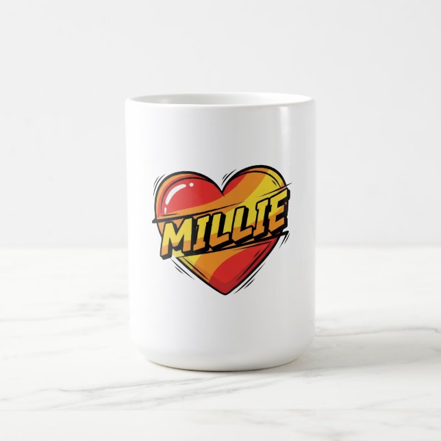 Caneca De Café Love Millie (Centro)