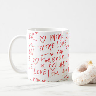Caneca De Café Love Mug, Valentine's Day Gift Coffee Mug 