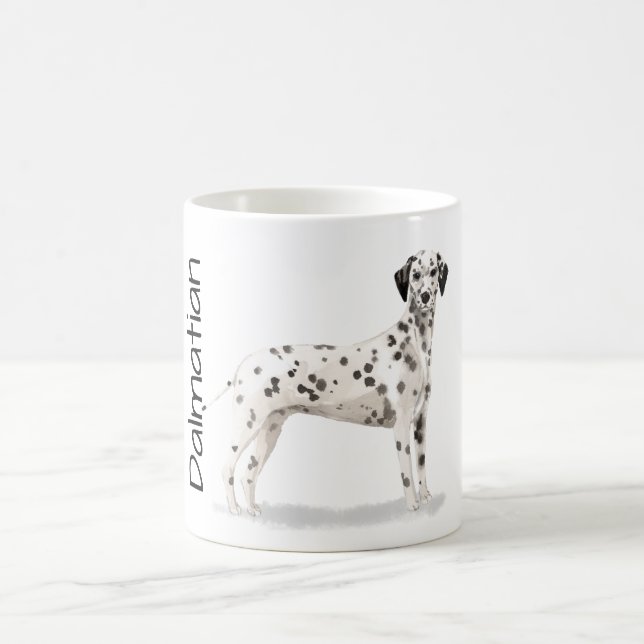 Caneca De Café Love My Dalmatian  (Centro)