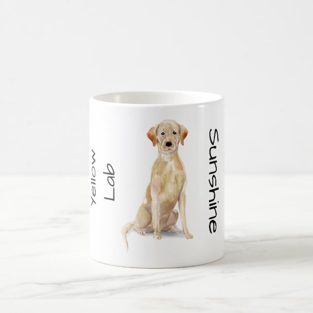 Caneca De Café Love My Yellow Lab (Centro)