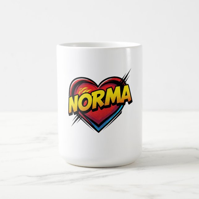Caneca De Café Love Norma (Centro)