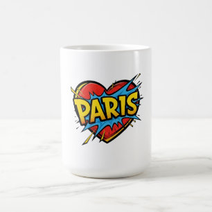 Caneca De Café Love Paris