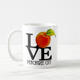Caneca De Café LOVE Peachtree City 11oz