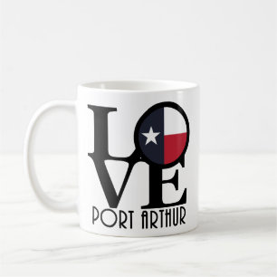Caneca De Café LOVE Port Arthur 11oz