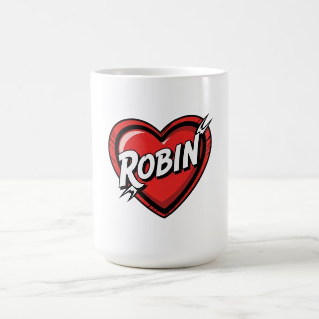 Caneca De Café Love Robin (Centro)