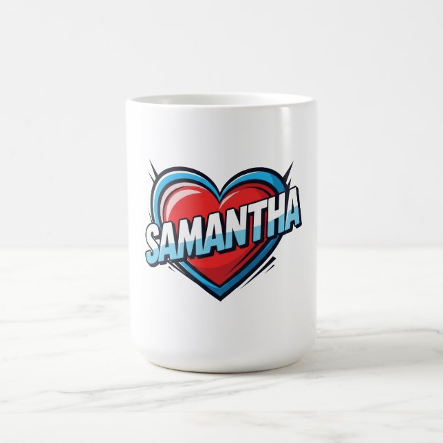 Caneca De Café Love Samantha (Centro)