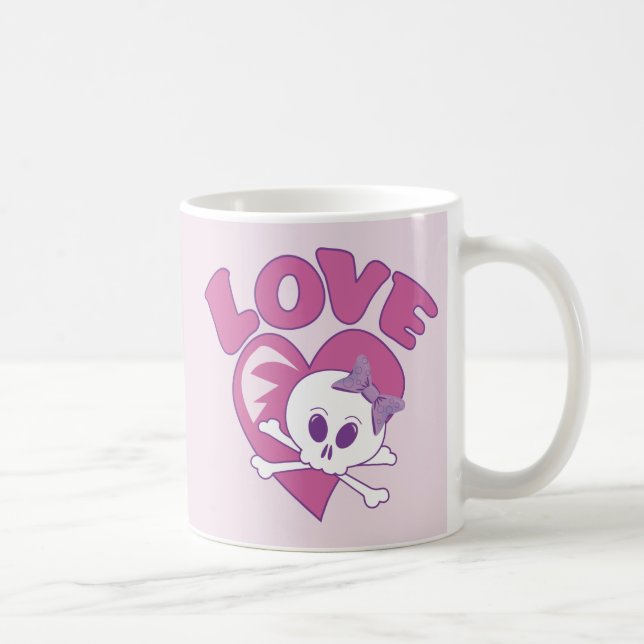 Caneca De Café Love Skull (Direita)