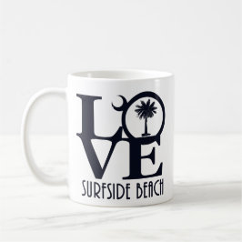 Caneca De Café LOVE Surfside Beach SC 11oz