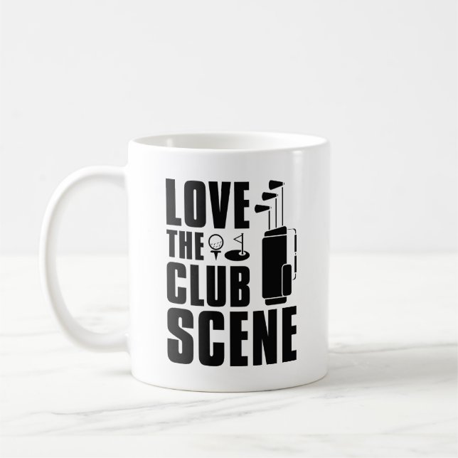 Caneca De Café Love The Club Scene (Esquerda)