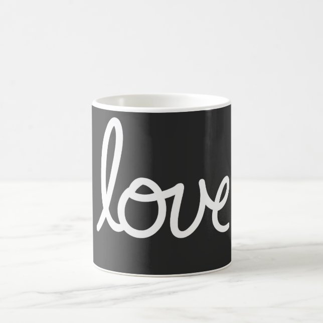 Caneca De Café Love Typografia Mug (Centro)