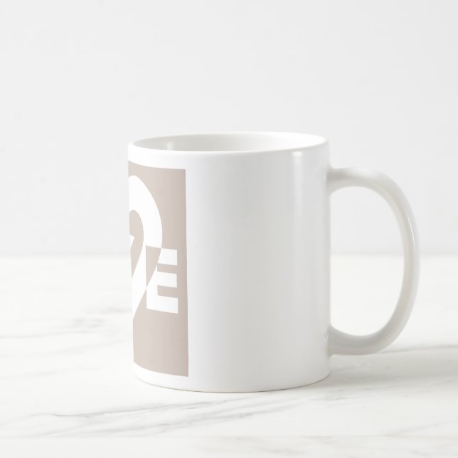 Caneca De Café Love White em Cinzas (Direita)