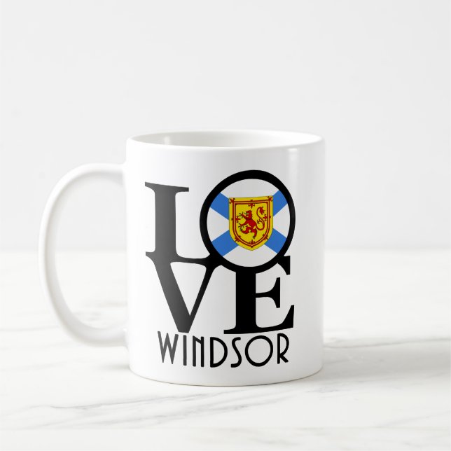 Caneca De Café LOVE Windsor NS 11oz (Esquerda)