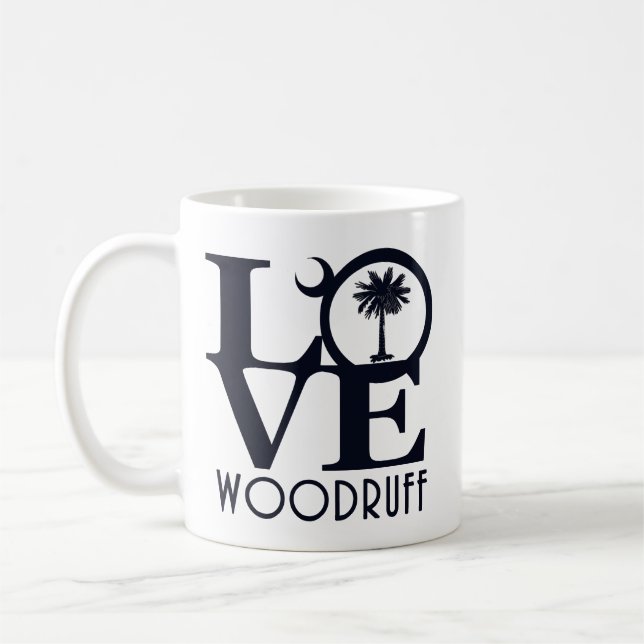 Caneca De Café LOVE Woodruff SC (Esquerda)
