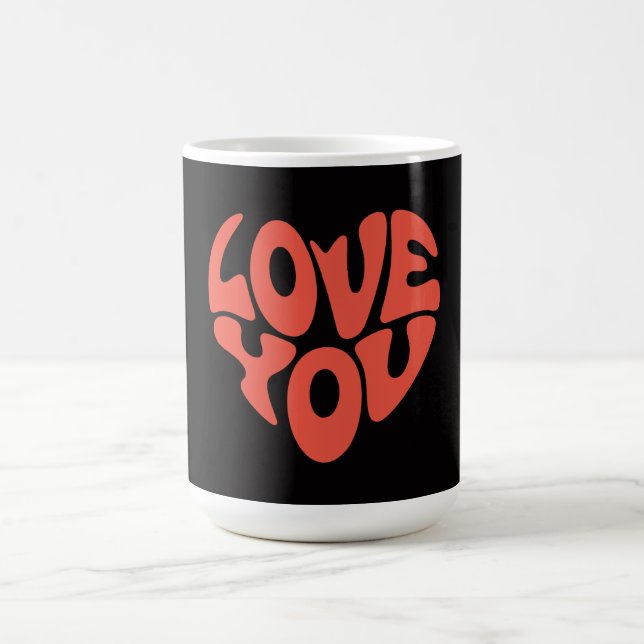 Caneca De Café Love You (Centro)