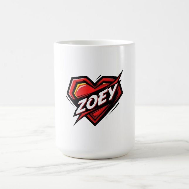 Caneca De Café Love Zoey (Centro)