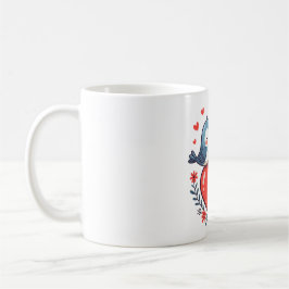 Caneca De Café Lovebirds