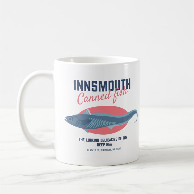 Caneca De Café Lovecraftian Peixe Enlatado Innsmouth (Esquerda)