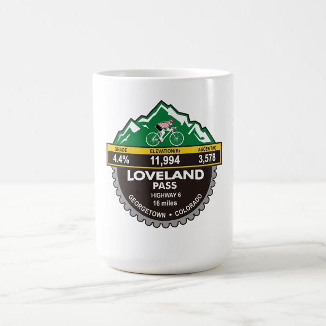 CANECA DE CAFÉ LOVELAND PASS- GEORGETOWN, CO -"MONTANHA" (Centro)