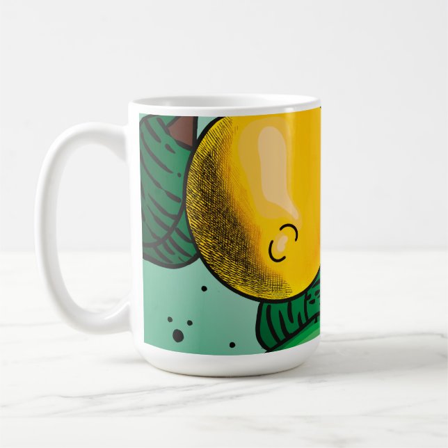 Caneca de Café Lovely Lemons (Esquerda)