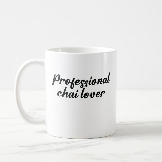 Caneca De Café Lover de Chai Profissional (Esquerda)