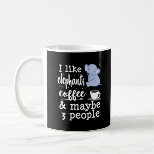 Caneca De Café Lover Elphant Engraçado Presente Café