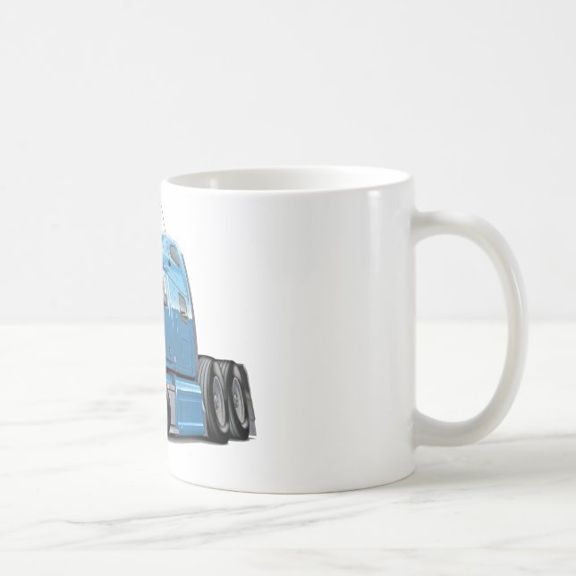 Caneca De Café Lt Azul Caminhão de Peterbilt (Direita)