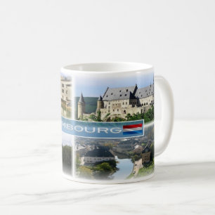 Caneca De Café LU Luxemburgo -