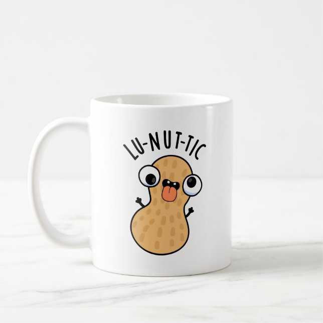 Caneca De Café Lu-nut Funny Peanut Puns (Esquerda)