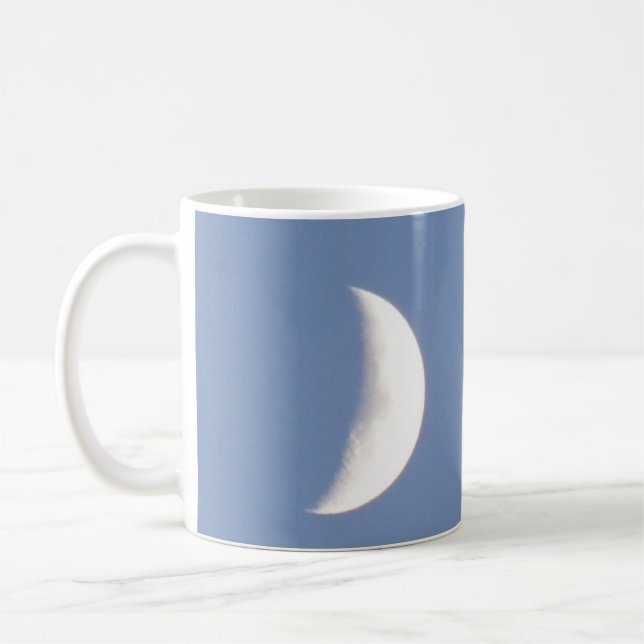 Caneca De Café Lua Crescente Lindo na Lua de Verão (Esquerda)