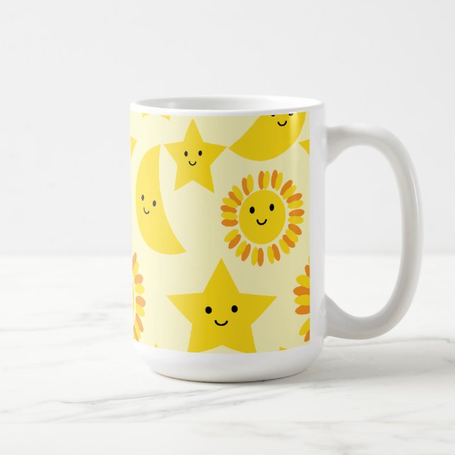 Caneca De Café Lua estrela do Sol (Direita)