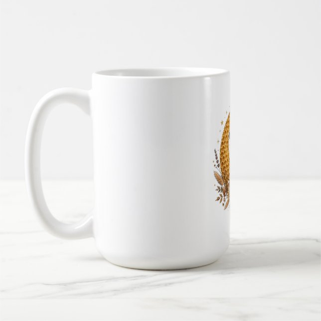 Caneca De Café Lua Fungo Mágico - Boho Melhoria (Esquerda)