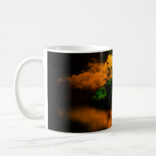 Caneca De Café Lua na pequena islândia, canvas, papel, parede, fi