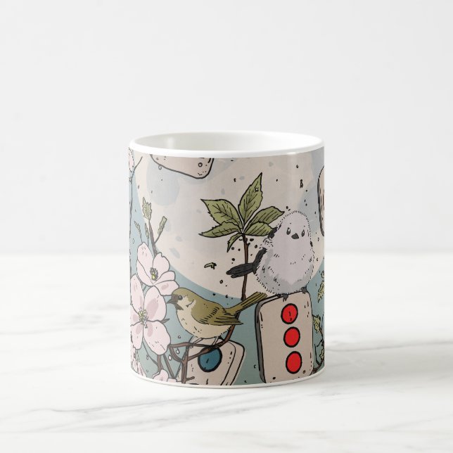 Caneca De Café Lua Nascente Mahjong (Centro)