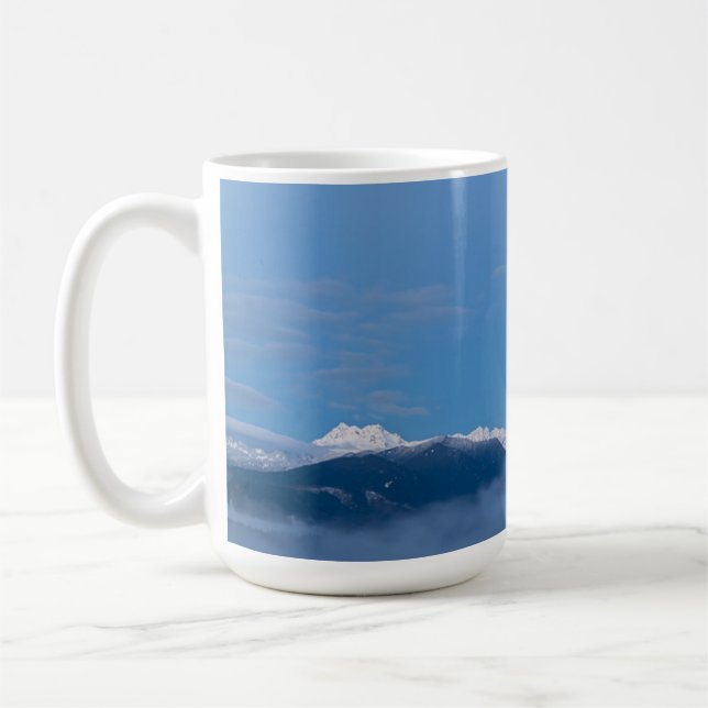 Caneca De Café Lua se pondo | Seabeck, Washington (Esquerda)