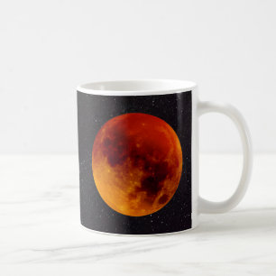 Caneca De Café Lua super do sangue azul